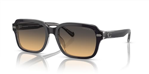 Image of Coach mens Hc8388u Universal Fit Square Sunglasses