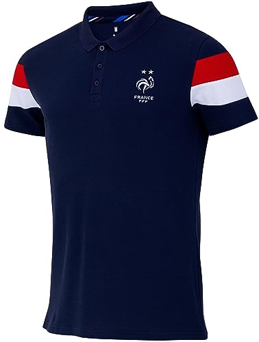 FFF Polo Fan Collection Officielle Equipe de France de Football - Homme Taille S