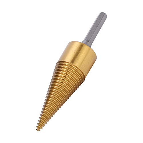 Holzspalter, Brennholz-Schneidwerkzeuge Schnellarbeitsstahl Anti-Oxidation 32-mm-Dreh-Brennholzspalter für Elektrohammer… – Bild 6