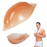 TJR Mens Bulge Enhancing Underwear Insert – Silicone Padded Cup for Men’s Underwear & Swimwear – Male Package Enhancer Pad – Self-Adhesive & Non-Stick Options
