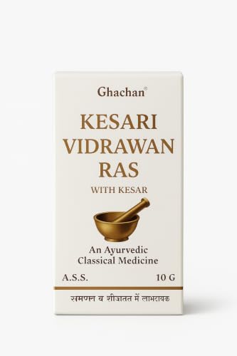 Image of Kesari Vidrawan Ras 10Gram / /40Tablet - Traditional Wellness Formula for Daily Routine and Balanced Lifestyle Support By Chanchan