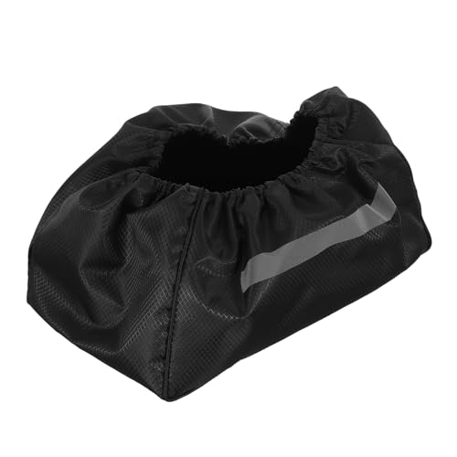 Hohopeti Funda Protectora para Base de Mochila Negra, Cubierta Antiescarcha y Resistente Suciedad Banda Reflectante y Borde Elástico para Senderismo y Viajes al Aire Libre