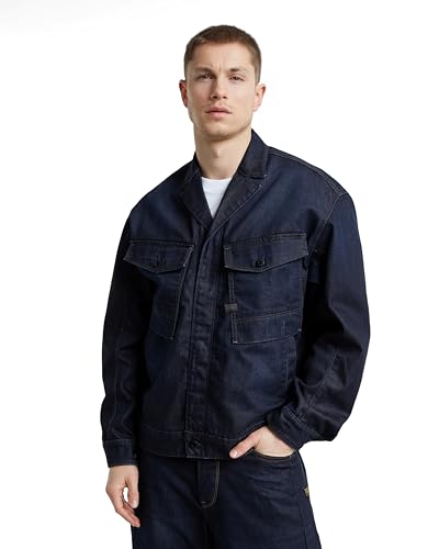 G-Star Herren Bend Jacke, Blau (worn in deep frisian night D25178-4639-G831), S
