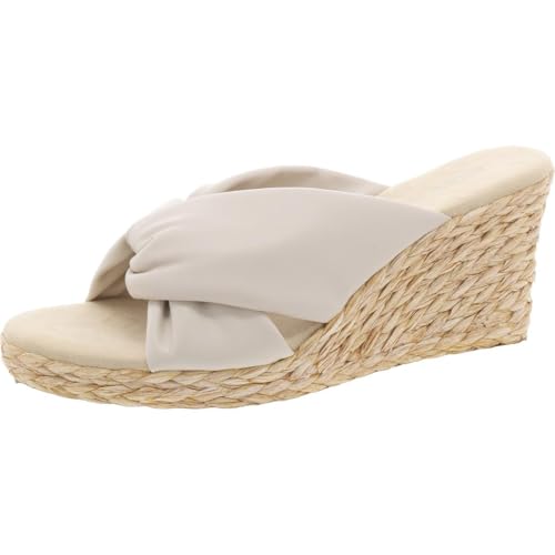 Sandale cage espadrille femme écru 41 chaussure compensée été Anne Klein Winnie
