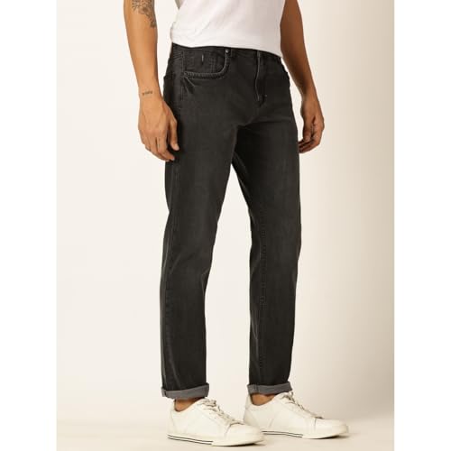 Image of Blue Jeans for Men Regular Fit - Cotton Jeans Pant for Men, Regular Denim Jeans for Boys - Light Fade Jeans for Men