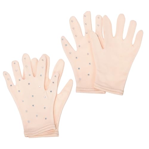Guantes de patinaje artístico contra el frío en pista elásticos Balacoo