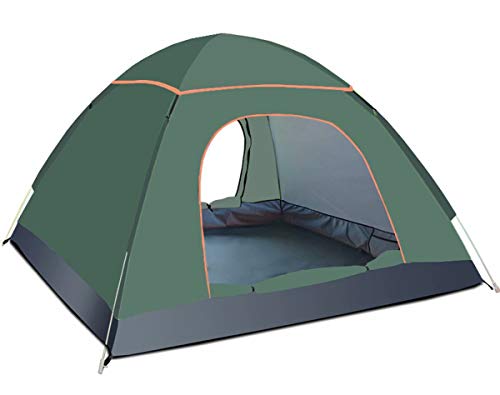 VIKOCELL Tienda emergente Ligera a Prueba de Agua Familiar a Gran Escala para 4 Personas, Tienda Impermeable al Aire Libre para Acampar al Aire libre-3-4 Personas Estilo F_200 x 200 x 120 cm