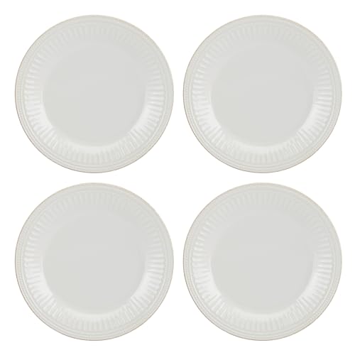 Lenox 895721 French Perle Groove Dinner Plates, Set Of 4 Lenox 895721 French Perle Groove Dinner Plates, Set Of 4