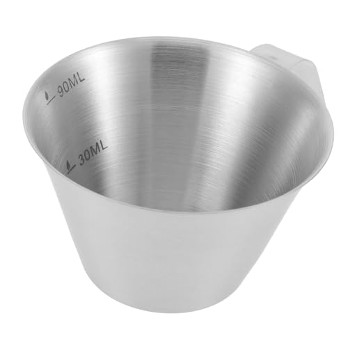 MOTHNUR Bicchiere Dosatore Espresso in Acciaio da Tazza da Resistente e Leggera Misurino per Preparazione e Cottura Domestica Facile da e Trasportare
