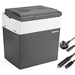 Subcold Euro30 Electric Cool Box 28L – 12V Car Plug & 240V Mains | Large Insulated Plug in Cooler Box for Picnic, Camping, Travel | Quiet and Portable | Holds 45 Cans
