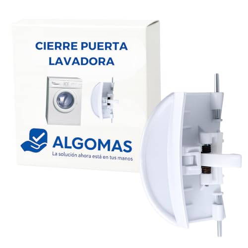 ALGOMAS® Cierre Puerta Lavadora | Repuesto Compatible con Balay Bosch Siemens Constructa Lynx Pitsos Profilo | Cierre Completo | 00483087 00184435