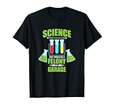 Impresionante para los nerds de la ciencia, estudiantes de química y fanáticos de la física a los que les gustan los tubos de ensayo y los quemadores de gas. Una gran idea de regalo para cumpleaños, Navidad o cualquier otra ocasión. Consigue este regalo para tener el mejor atuendo de laboratorio.