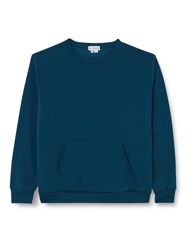 Pull homme col rond turquoise pour les sorties urbaines et week-ends