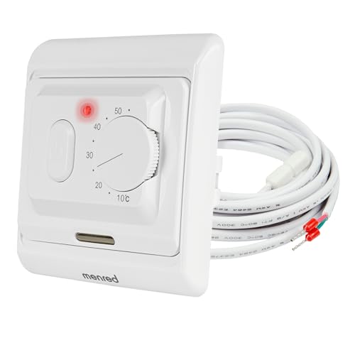 E71 analog Thermostat Unterputz Raumregler für elektrische...