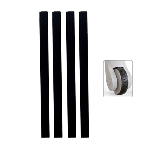 Luggage Wheels Protector 32Pcs Luggage Wheels Protector,Noise Reduction Wheel Cover Accessories For Suitcases for Luggage, Suitcases(Black)3