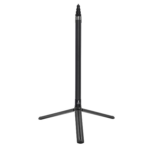 Perche à Selfie en Fibre de Carbone avec Tête de Verrouillage à Vis, Support de Prise de Vue Multi-Angle, Polyvalent pour Appareils Photo, Stabilisateurs, Trépieds (3 mètres /
