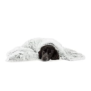 Best Friends by Sheri Luxury Shag Dog Cat Throw Blanket 40x50 Frost Matching Donut Shag Cuddler Bed Multi Use Mat Sofa Cover Warming PTB SHG FRS
