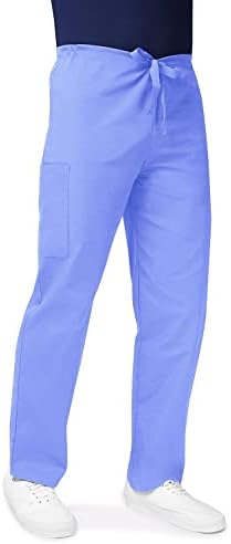 Adar Universal Unisex Scrubs - Drawstring Tapered Leg Scrub Pants