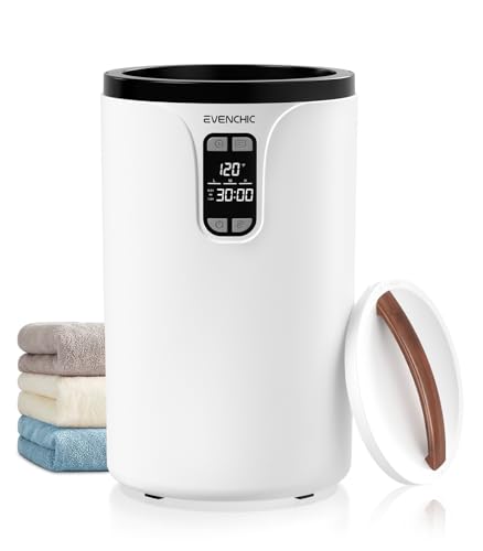 Evenchic Towel Warmer 20L Hot Towel Warmers for Bathroom with 24H Timer Temperature Adjustable LED Display Auto Shut Off Even Heated for Oversized Towels Bathrobes Blankets