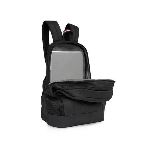 Image of American Tourister Quad 3.0 Style 02, Large 3 Compartment Backpack, 33.5L with Spacious Interiors Bags For School, Office, College, Gift For Men & Women - Space Black