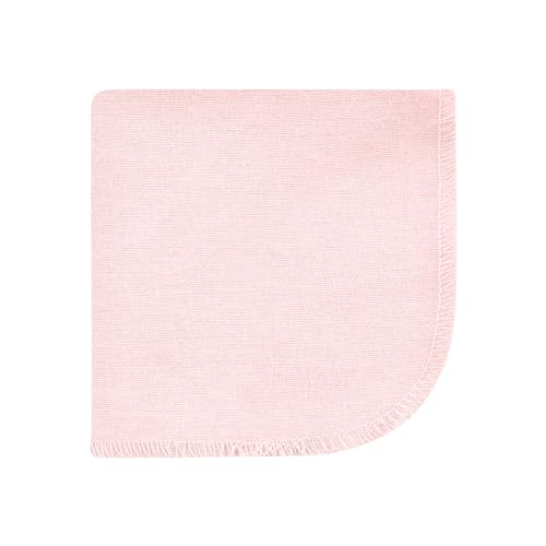Image of Hudson Baby Unisex Baby Flannel Cotton Poly Washcloths, Dusty Rose Floral 10 Pack, One Size