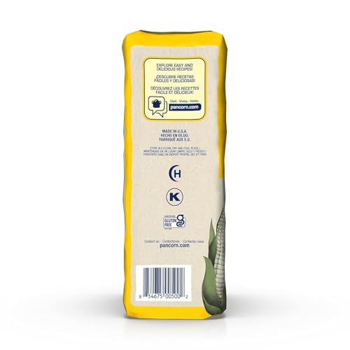 Image of P.A.N. White Corn Meal - Pre-cooked Gluten Free and Kosher Flour for Arepas (5 lb /Pack of 5)