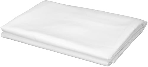 Miniatura 7 de Restaurantware TableTek - Mantel redondo de tela de poliéster blanca con dobladillo, 120 pulgadas, caja de 10 unidades