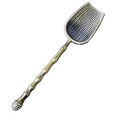 Xusmyzm Spoon Coffee Scoop Long Handle Tea Spoon 6.5 Inches Metal Vintage Art