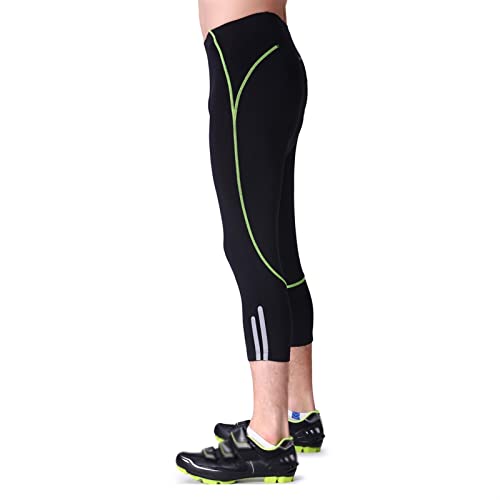 Calças de bicicleta masculina acolchoado ciclismo colegas leggings verão homens de secagem rápida an