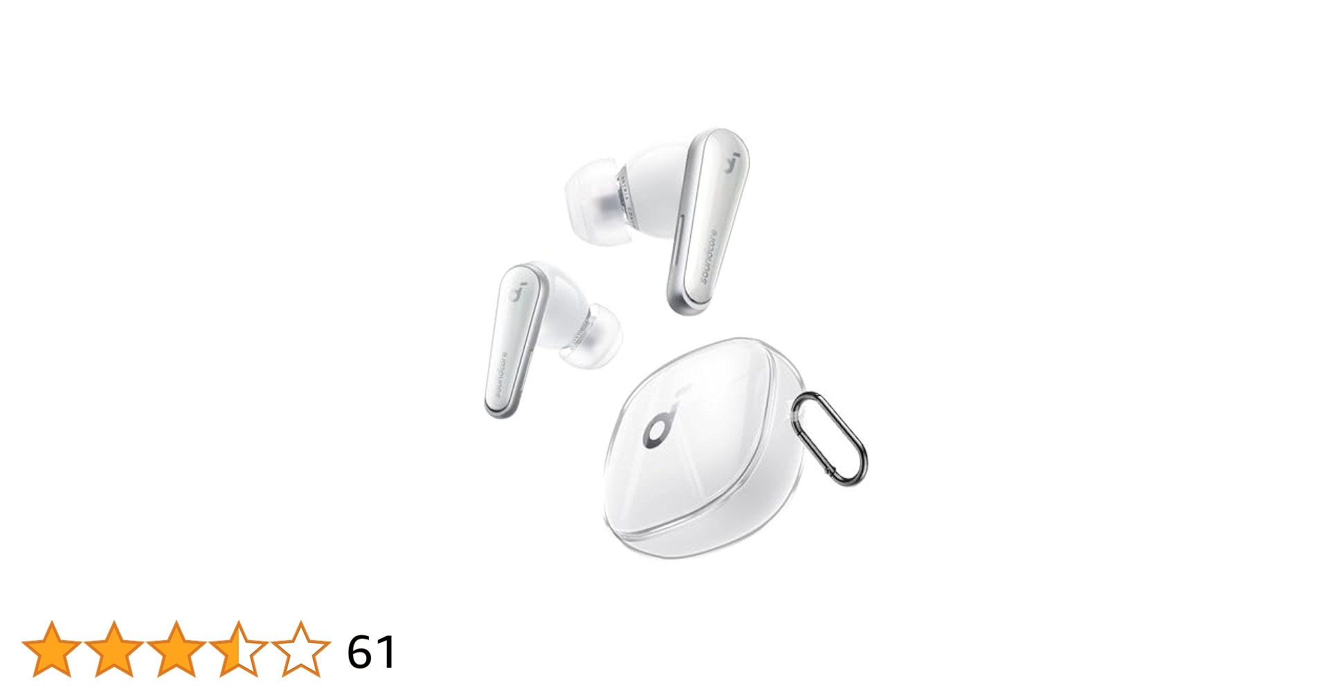 Soundcoreliberty4 ホワイト 充電ケース箱イヤーピース付き Soundcoreliberty4 ホワイト 充電ケース箱イヤーピース付き 充電