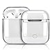 Produktbild Airpods Schutzhülle Hülle Kompatibel mit AirPods 2 & 1, GHKN Silikon AirPods Schutzhülle hülle [LED an der Frontseite Sichtbar][Stoßfeste Schutzhülle] Transparent durchsichtig