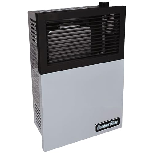 Comfort Glow 11,000 BTU Direct Vent Natural Gas Wall Heater, Gray, Medium