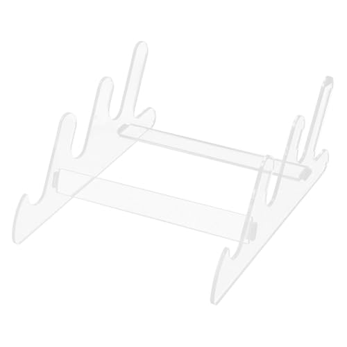GRIRIW Elegant Desk Accessory Acrylic Keyboard Holder Storage Display for Offices