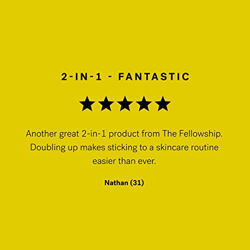 The Fellowship's 2 in 1 Cleansing Face Scrub & Mask - Combats Dull Skin, Blackheads and Ingrown Hairs - Natural & Vegan - High Performance Men's Grooming - Made In England - 100ml - Image 6