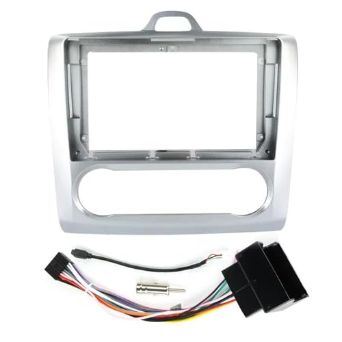 Panneau Stéréo pour Ford pour Focus 2 MK2 (2005-2008 .5) 2009-2013, Façade D'autoradio 9 Pouces KMAGE(2)