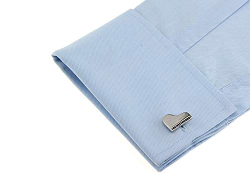 Mancuernillas para Hombre Daesar Plateadas miniatura 4