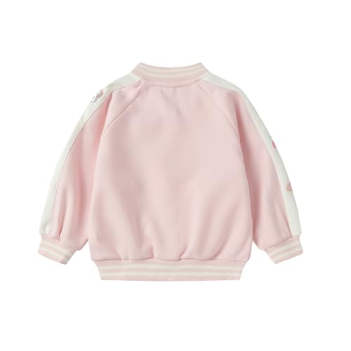 Mud Kingdom Girls Baseball Jacket Letterman Varsity Bomber Outerwear Cartoon Button Casual2