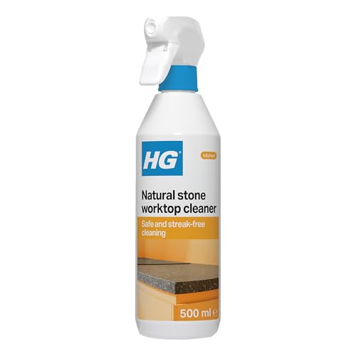 HG Natural Stone Worktop Cleaner | Cleans Marble Granite & Countertops | 500ml