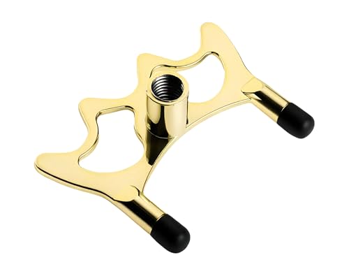 HEYBALL Black Plastic Slip-On Bridge Portable Moosehead Bridge Head, Pool Billiard Cue Bridge Head, Billiard Pool Cue Accessories for Pool Table Gold