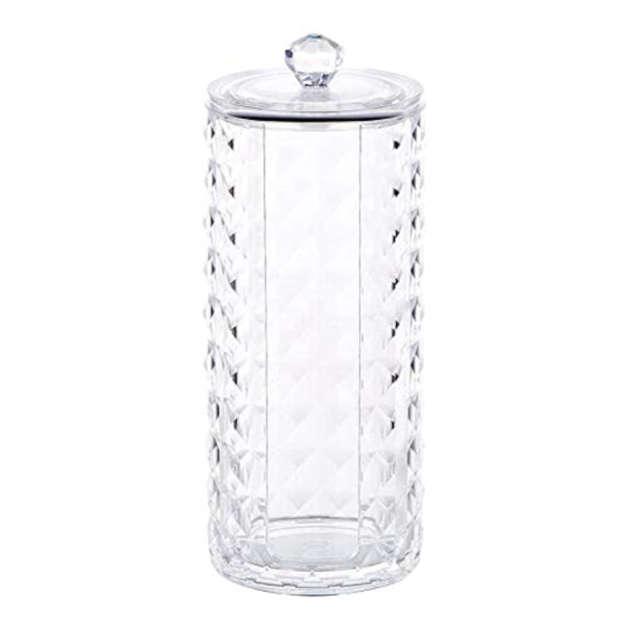 Cotton Pads Holder Organizer, Clear Acrylic Makeup Remover Container