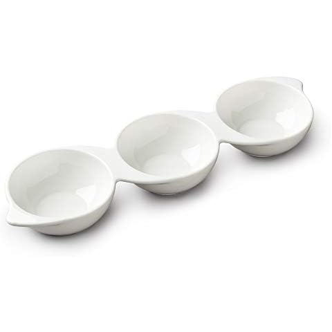 WM Bartleet & Sons Triple Dip Serving Dish Cover