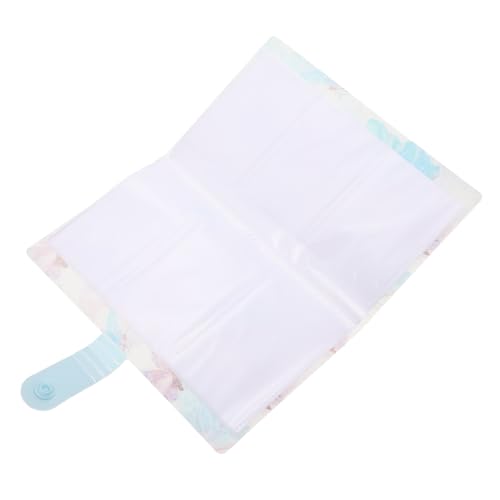 FRCOLOR Album de Rangement Autocollants Ongles Porte-stickers Manucure Portable avec Protection Plastique Organise et Protège Vos Décalcomanies Nail Art