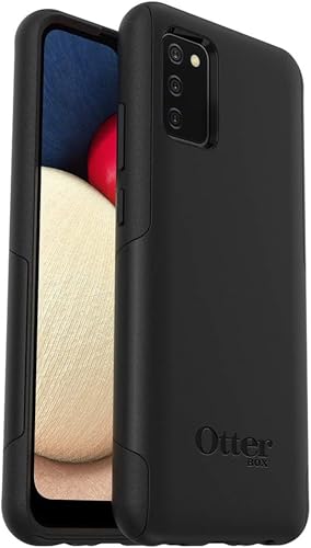Coque Samsung Galaxy A02S noire OtterBox Commuter lot de 2 protections antichoc durables