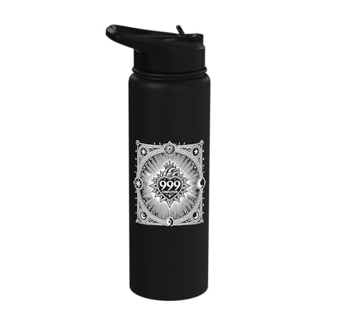 Angel Number 999 Completion Numerology Stainless Steel Insulated Water Bottle