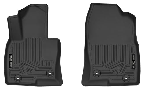 Husky Liners X-act Contour Floor Mats | Fits 2016-2023 Mazda CX - 9 | Front Row, 2-pc Black - 52101
