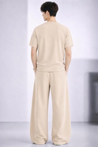 Image of JUGULAR Men's Cotton Blend Track Suit, Comfortable Casual Sportswear for Everyday Use