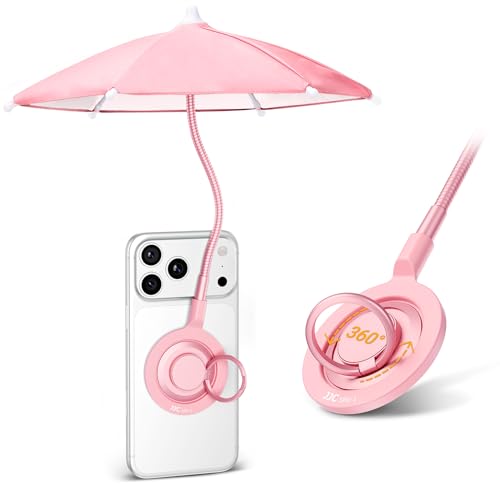 Phone Umbrella for Sun Magnetic Cellphone SunShade Shield Umbrella Universal Phone Sun Blocker Cover Visor for Beach Pool Accessories Travel Vacation Essentials Outdoor Video Photo Watching Anti-Glare
