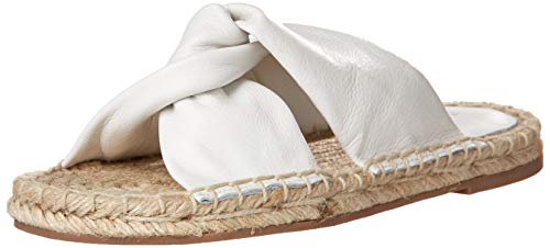 Aerosoles womens Casual Flat Sandal, White Leather, 8 US