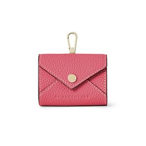 BONAVENTURA ミニエンベロープチャーム シュリンクレザー　アザレピンク Amazon | 【ボナベンチュラ】 ミニエンベロープチャーム シュリンク