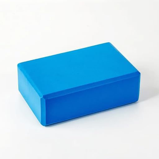 Yoga Blocks, Set of 2, High Density EVA Foam, 9" x 6" x 4", Multiple Colors